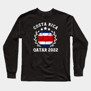 Costa Rica Football Long Sleeve T-Shirt